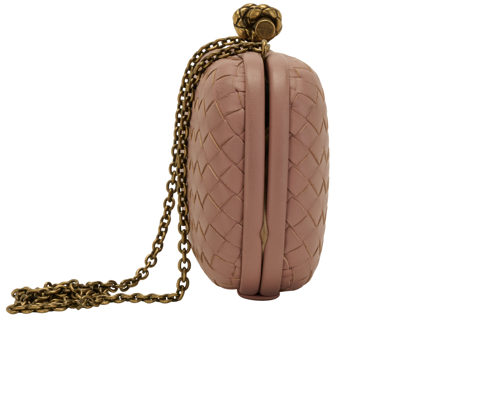 Mini Knot, &pound;1,500, Handbags, Pink, Leather, Side view